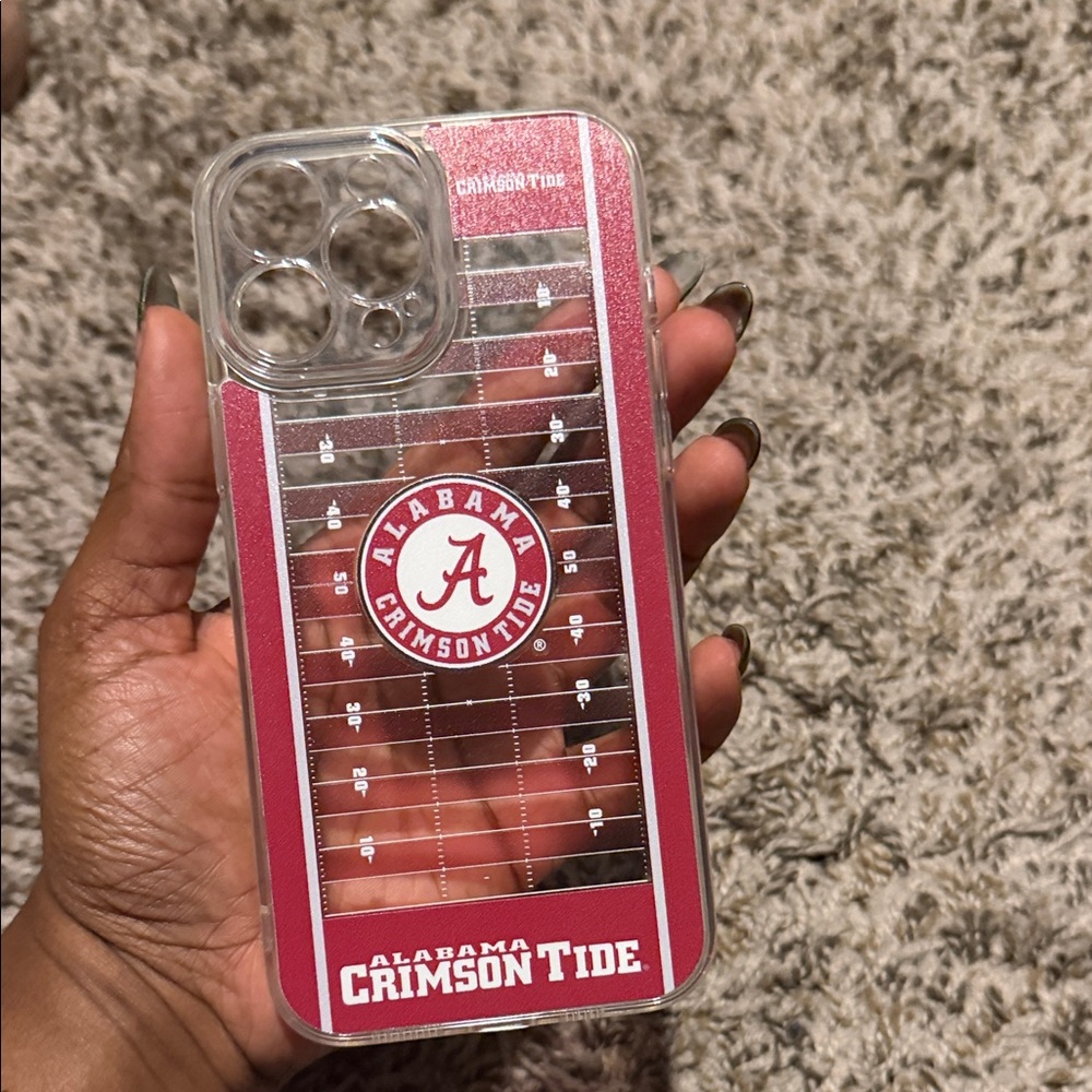 Alabama Crimson Tide iPhone 16 pro max Case - Red
